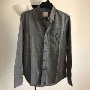 AE Brushed Twill Plaid Button Up Shirt